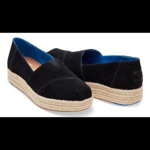Toms platform alpargata espadrilles